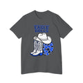 Eagle Dolls Cheer Tee — Cowboy Boots & Pom Design with #EFND Backprint