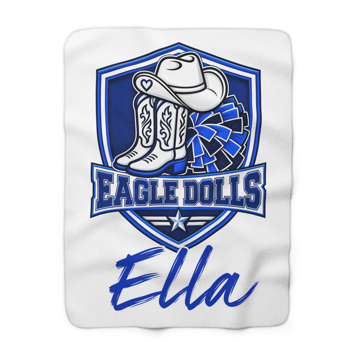 Sherpa Fleece Blanket (Ella)