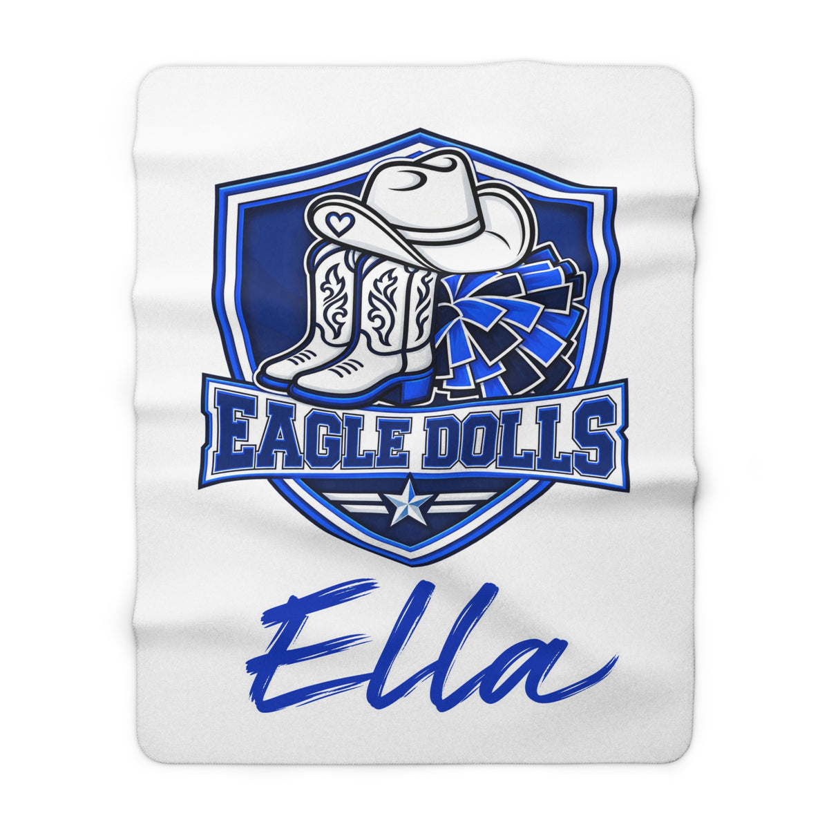 Sherpa Fleece Blanket (Ella)