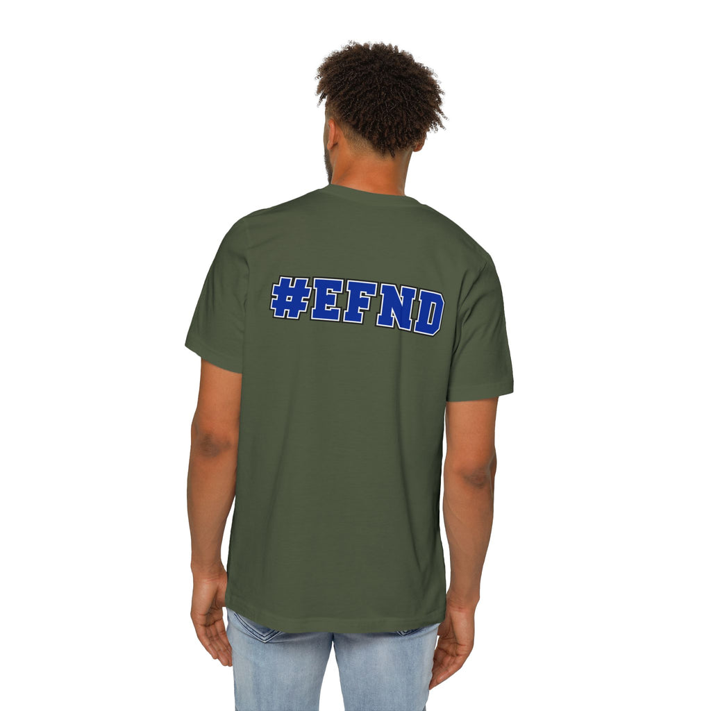 Eagle Dolls Cheer Tee — Cowboy Boots & Pom Design with #EFND Backprint
