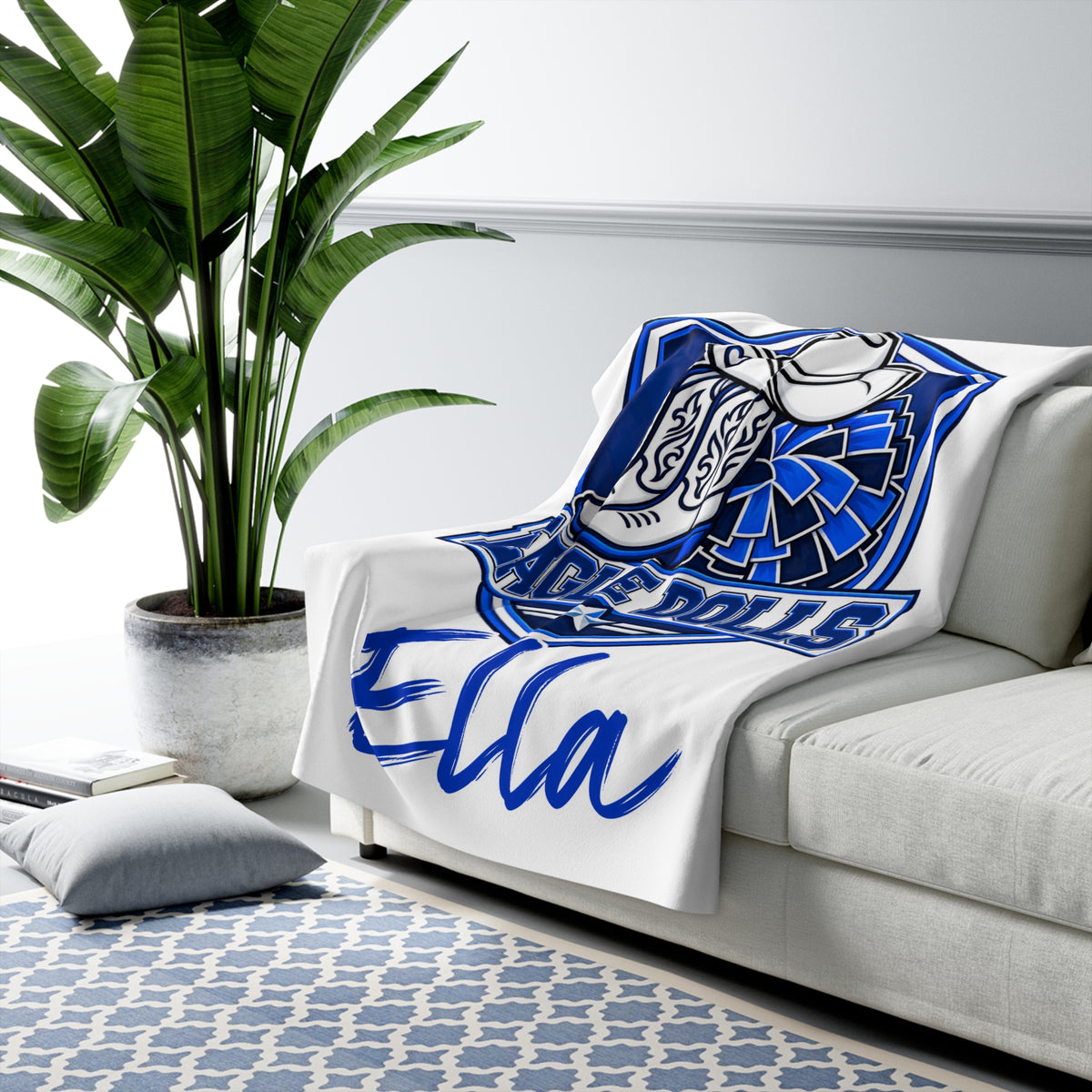 Sherpa Fleece Blanket (Ella)
